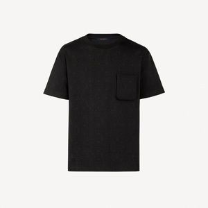 Black Signature 3D pocket monogram T-Shirt